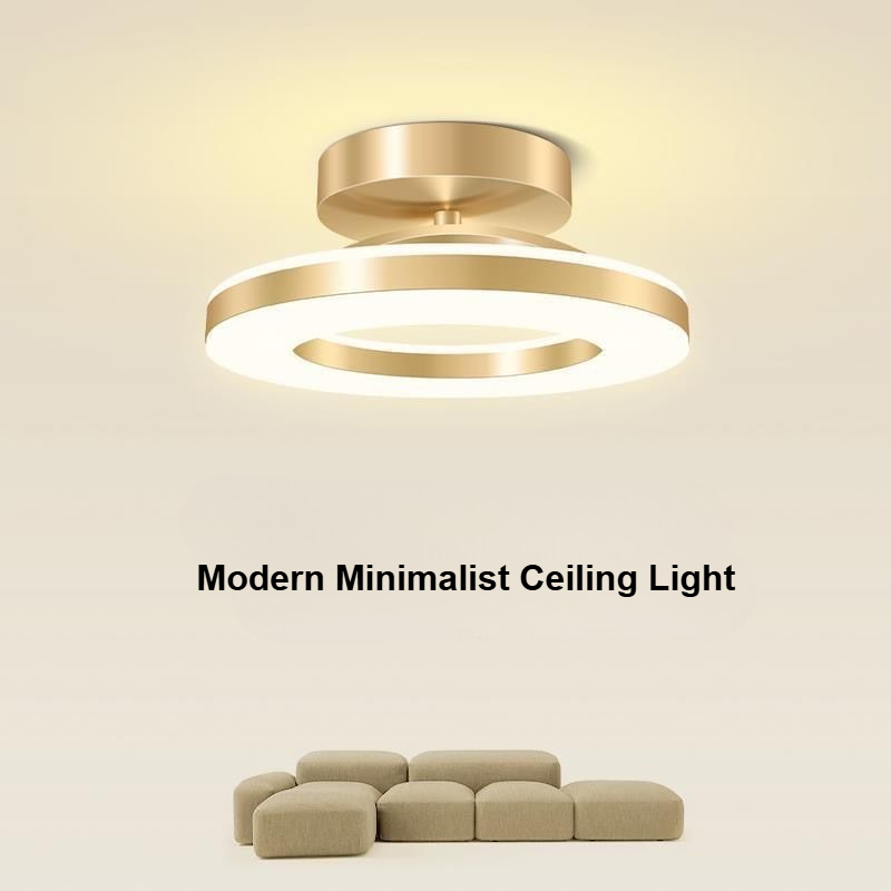 Lava Lamp Desktop - Modern LED Ceiling Lamp Gold Indoor