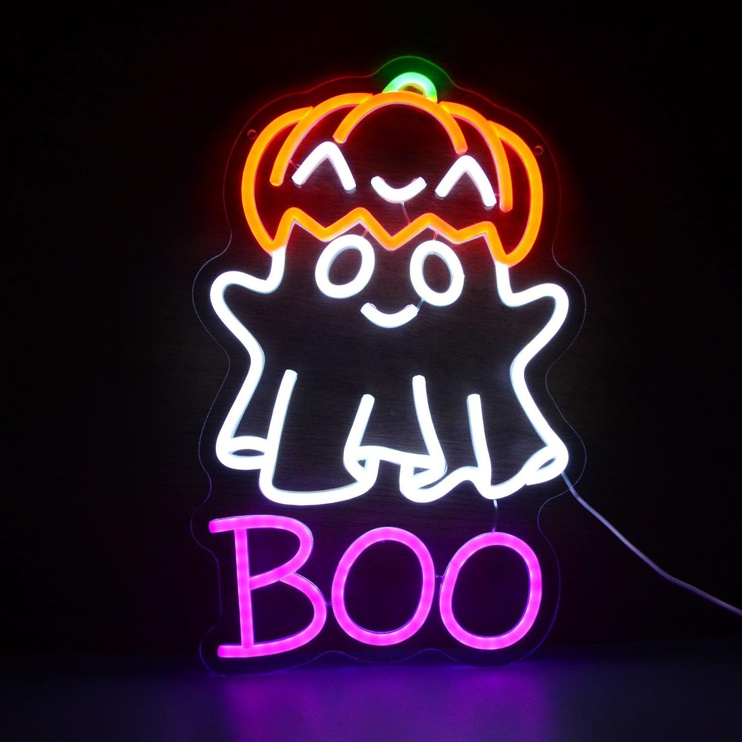 Cute Ghost Pumpkin Hat BOO LED - Home Decor Lighting Tricks ulasan dan harga
