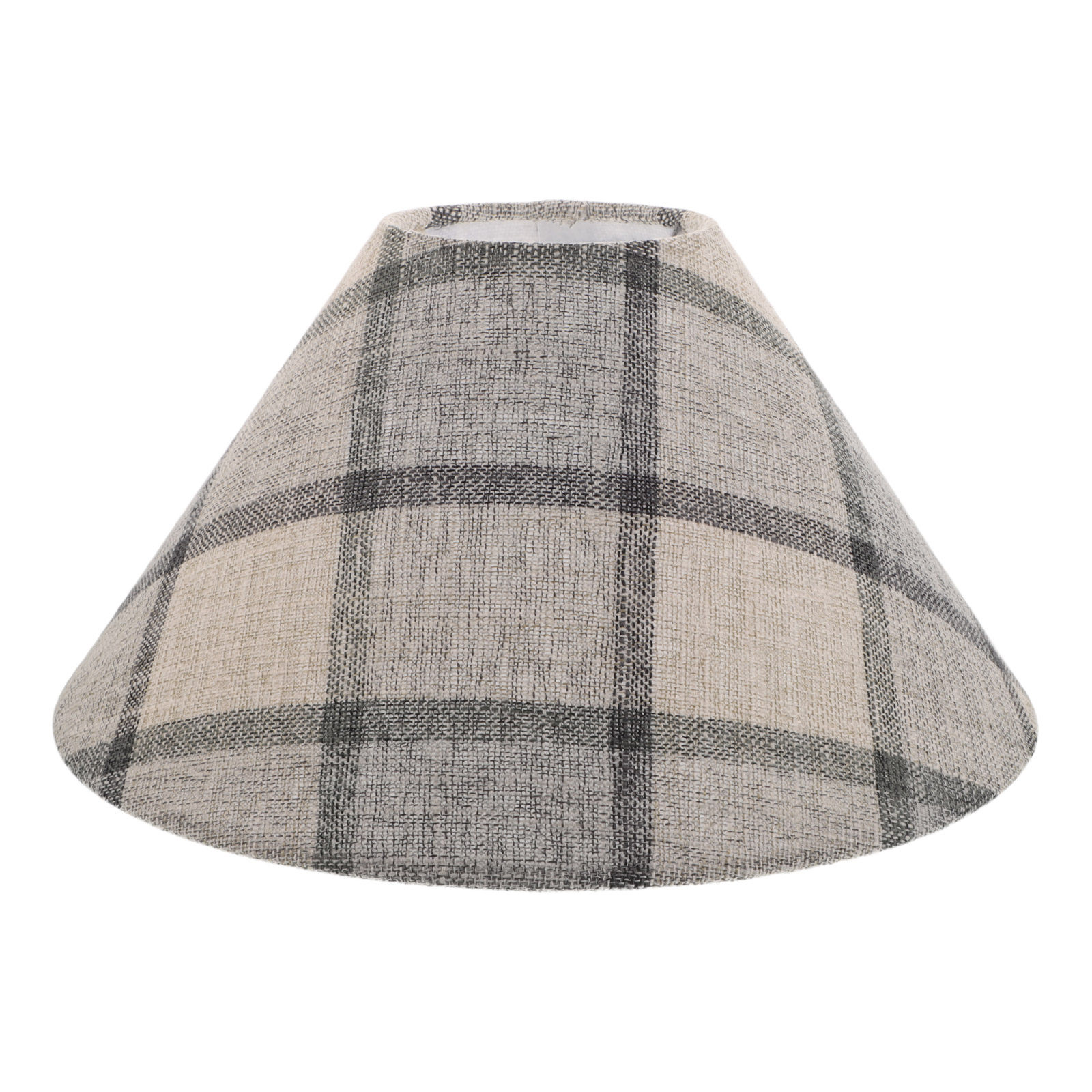 Timeless Plaid Fabric Drum Lam - Decor Timeless Lighting ulasan dan harga