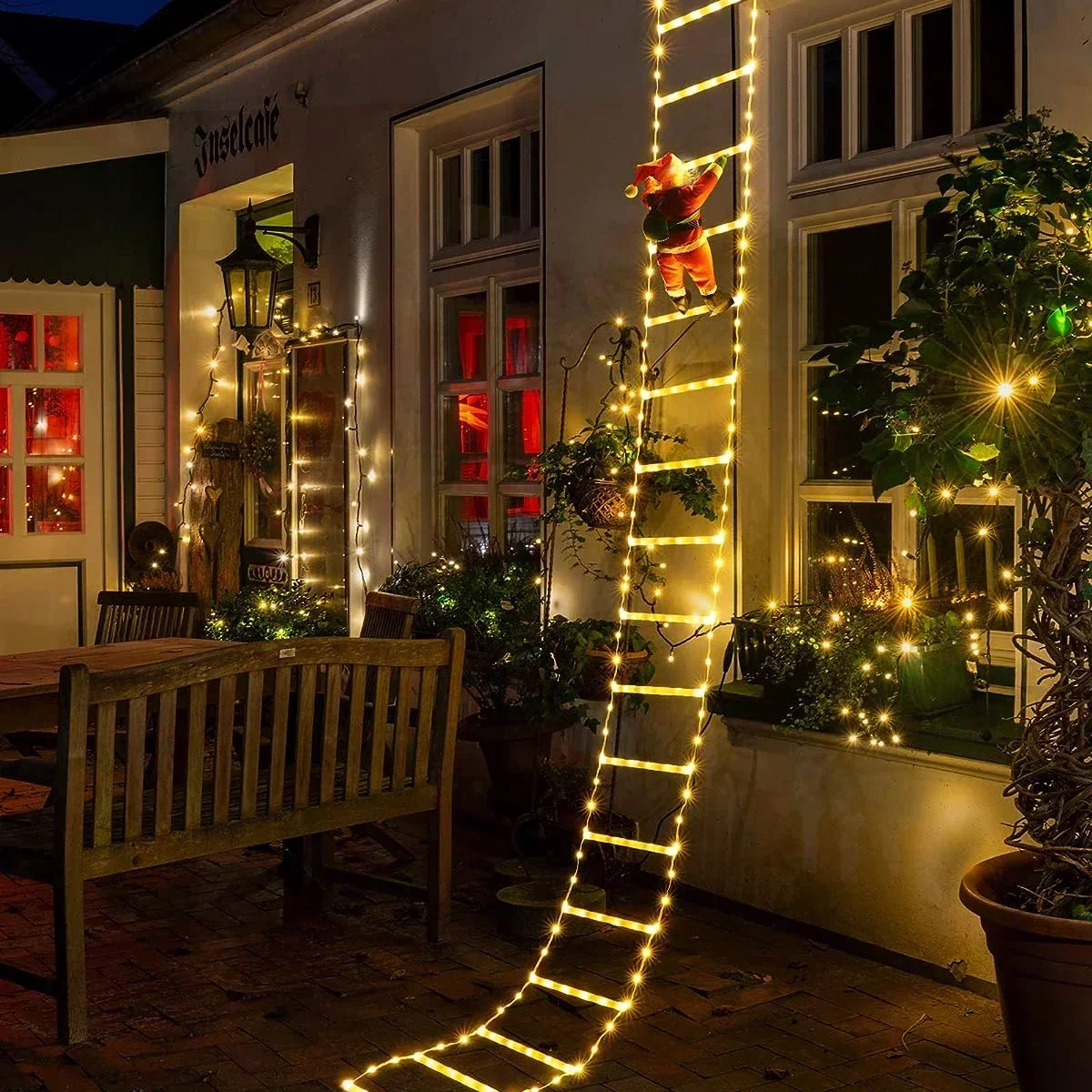 LED Ladder Light for Santa Cla - Lighting Tree Decor ulasan dan harga