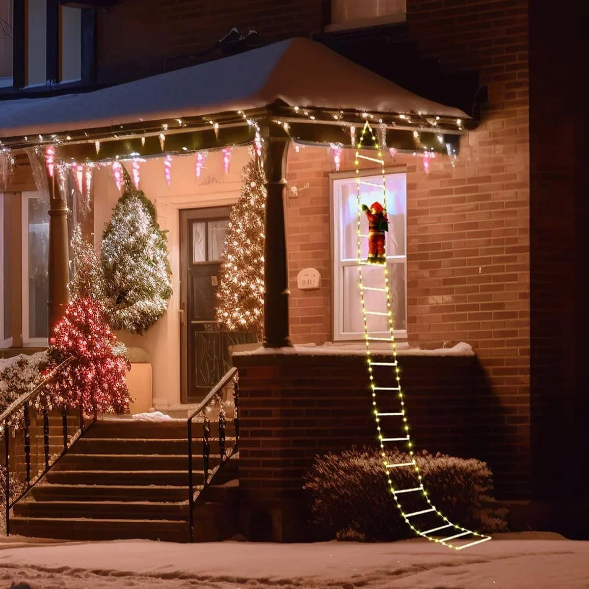 LED Ladder Light for Santa Cla - Lighting Tree Decor ulasan dan harga