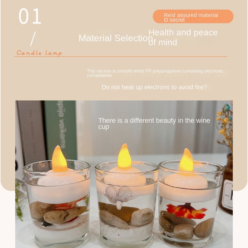 5Pcs Diwali Diya LED Light Flo - Lighting Decoration For Diwali ulasan dan harga