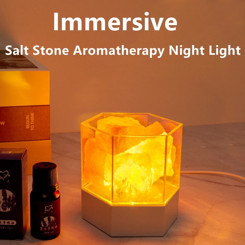 D2 LED Natural Himalayan Cryst - Lava Lamp Desktop ulasan dan harga