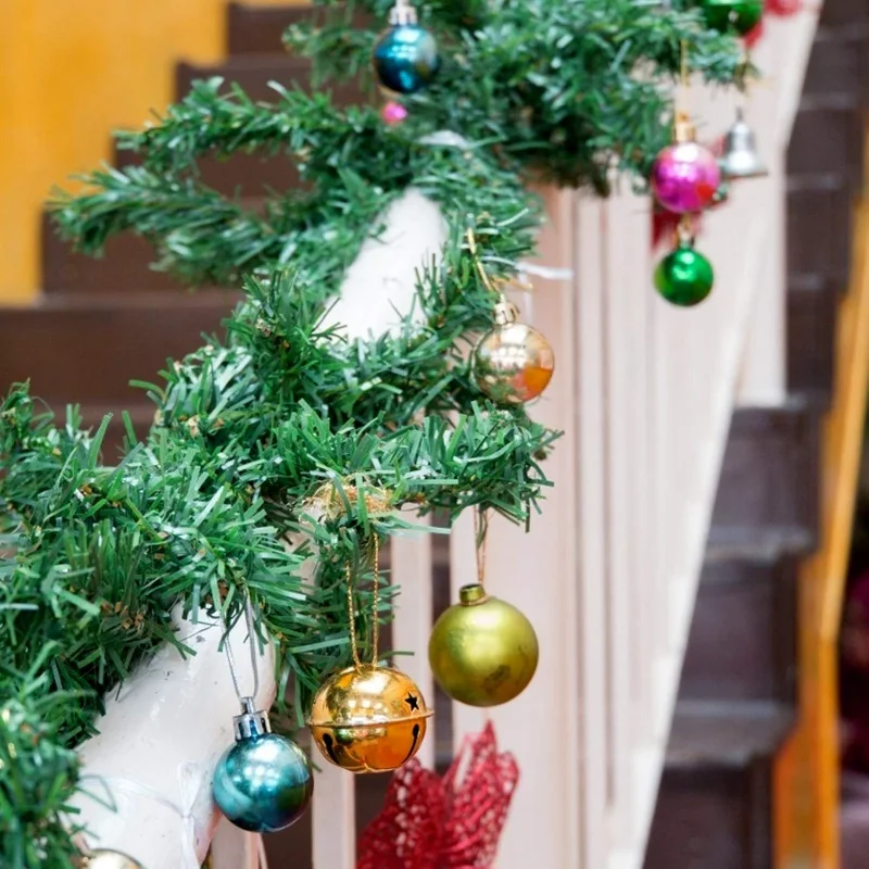 Artificial Pine Christmas Wrea - Wall Decor Lighting Tree ulasan dan harga