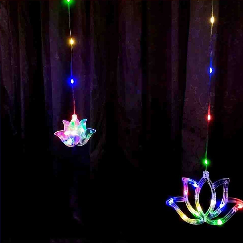 4M 8 Modes Deepavali Lotus Ici - Lighting Decoration For Diwali ulasan dan harga