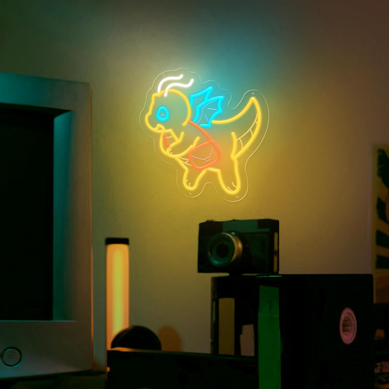 USB Dimmable Cute Dinosaur Neo - Outdoor Lighting Decor Ideas ulasan dan harga