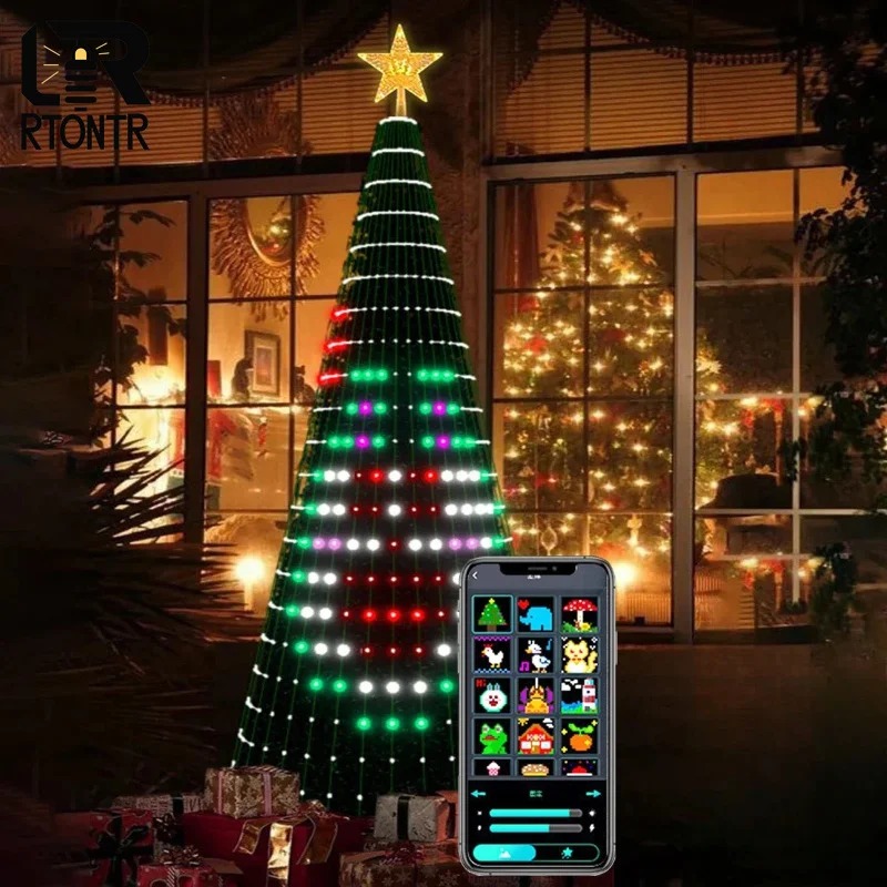 Smart RGB Christmas Tree Toppe - Lighting Tree Decor ulasan dan harga