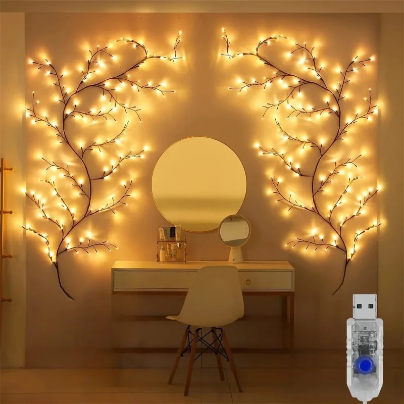 LED Tree Branch Wall Lights Fl - Wall Decor Lighting Tree ulasan dan harga
