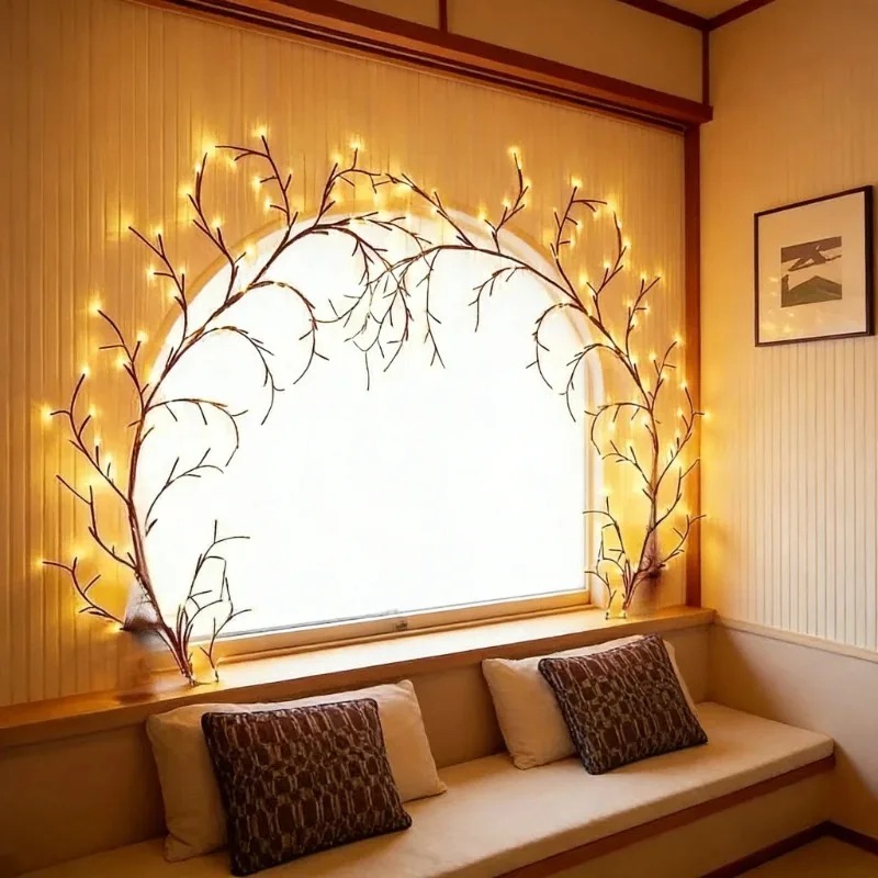 LED Tree Branch Wall Lights Fl - Wall Decor Lighting Tree ulasan dan harga