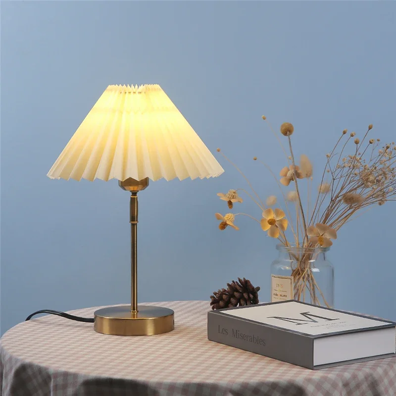 Modern Adjustable Pleated Tabl - Lava Lamp Desktop ulasan dan harga