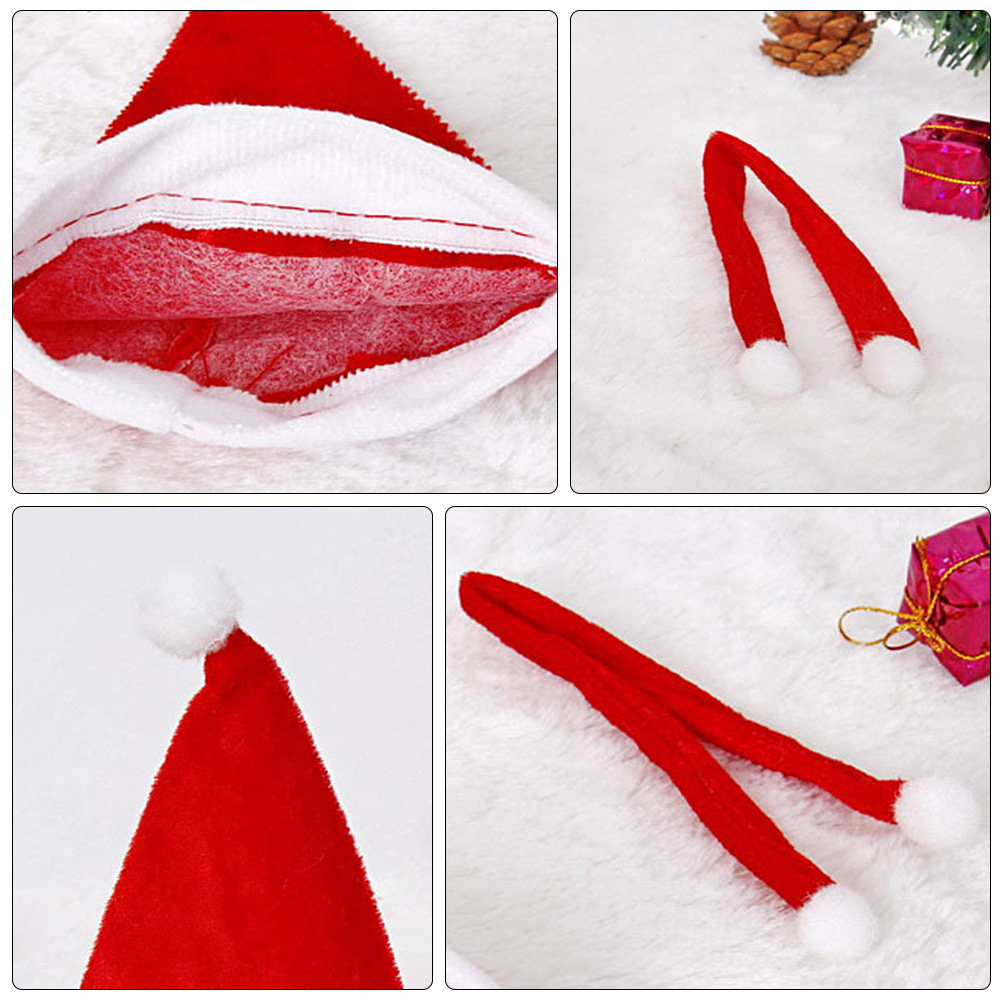 1Set Christmas Hat Scarf Decor - Lighting Tree Decor ulasan dan harga