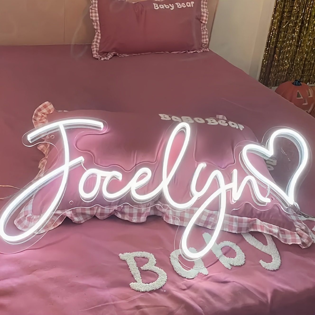 Custom LED Personalized Neon S - Neon Sign Custom Led ulasan dan harga