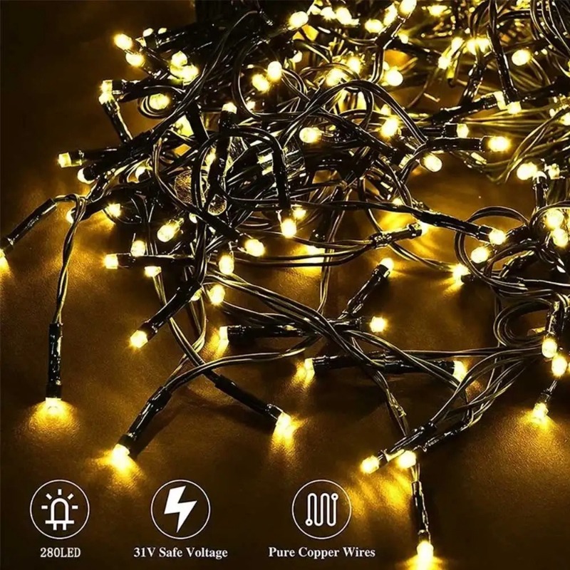 USB LED Fairy String Lights, W - Lighting Tree Decor ulasan dan harga