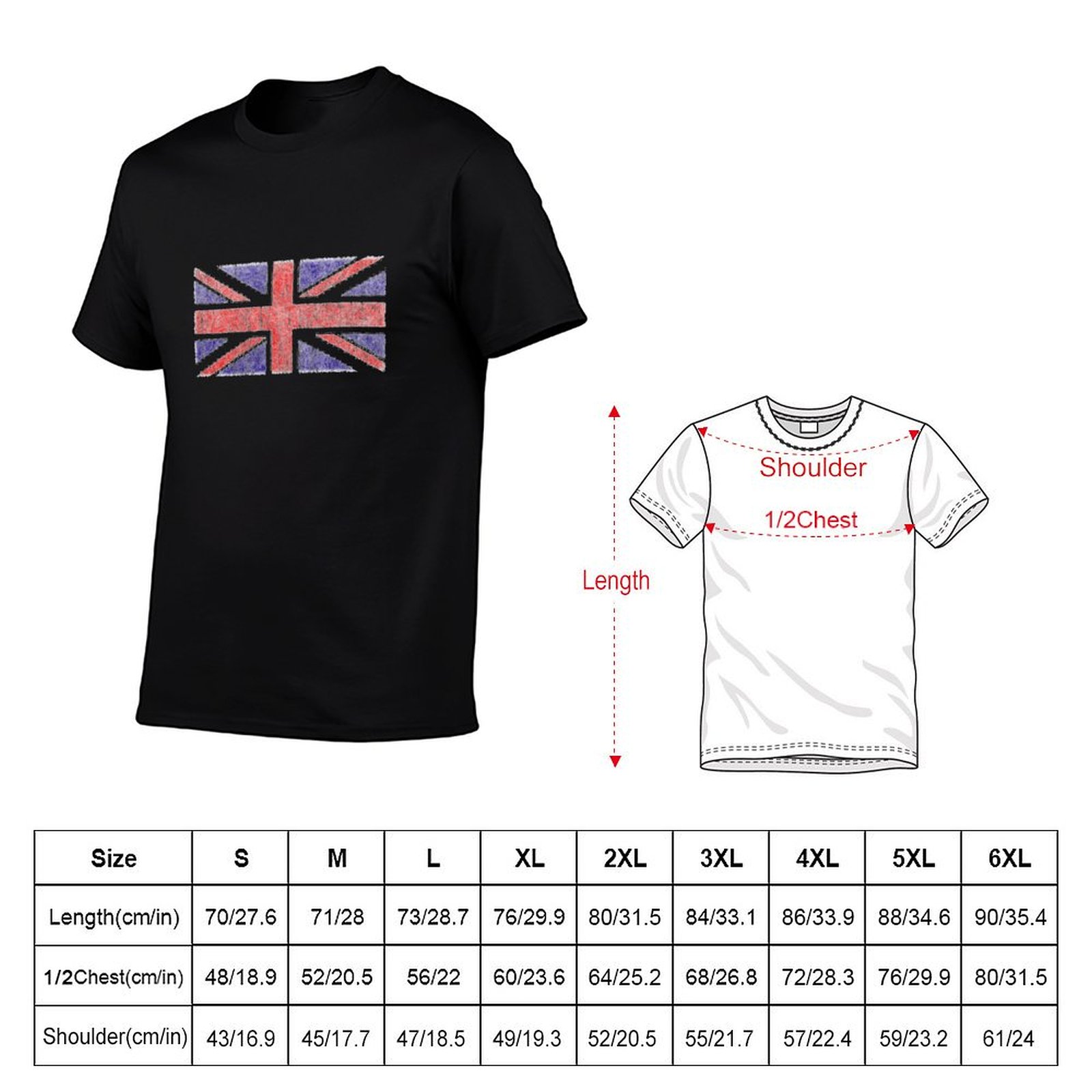 Vintage UK Union Jack Flag T-S - Union Lighting & Decor Hours ulasan dan harga