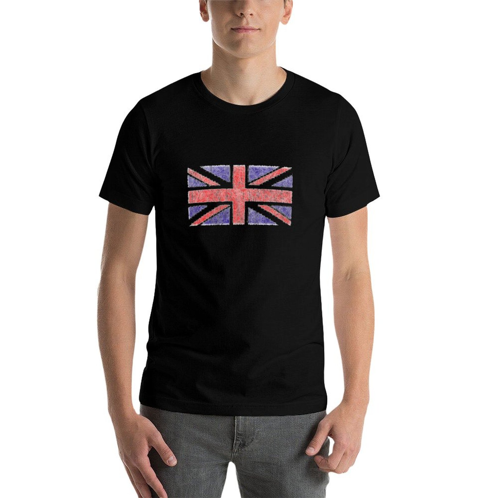 Vintage UK Union Jack Flag T-S - Union Lighting & Decor Hours ulasan dan harga