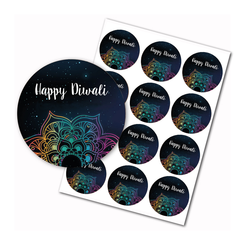 Happy Diwali stickers Indian F - Lighting Decoration For Diwali ulasan dan harga