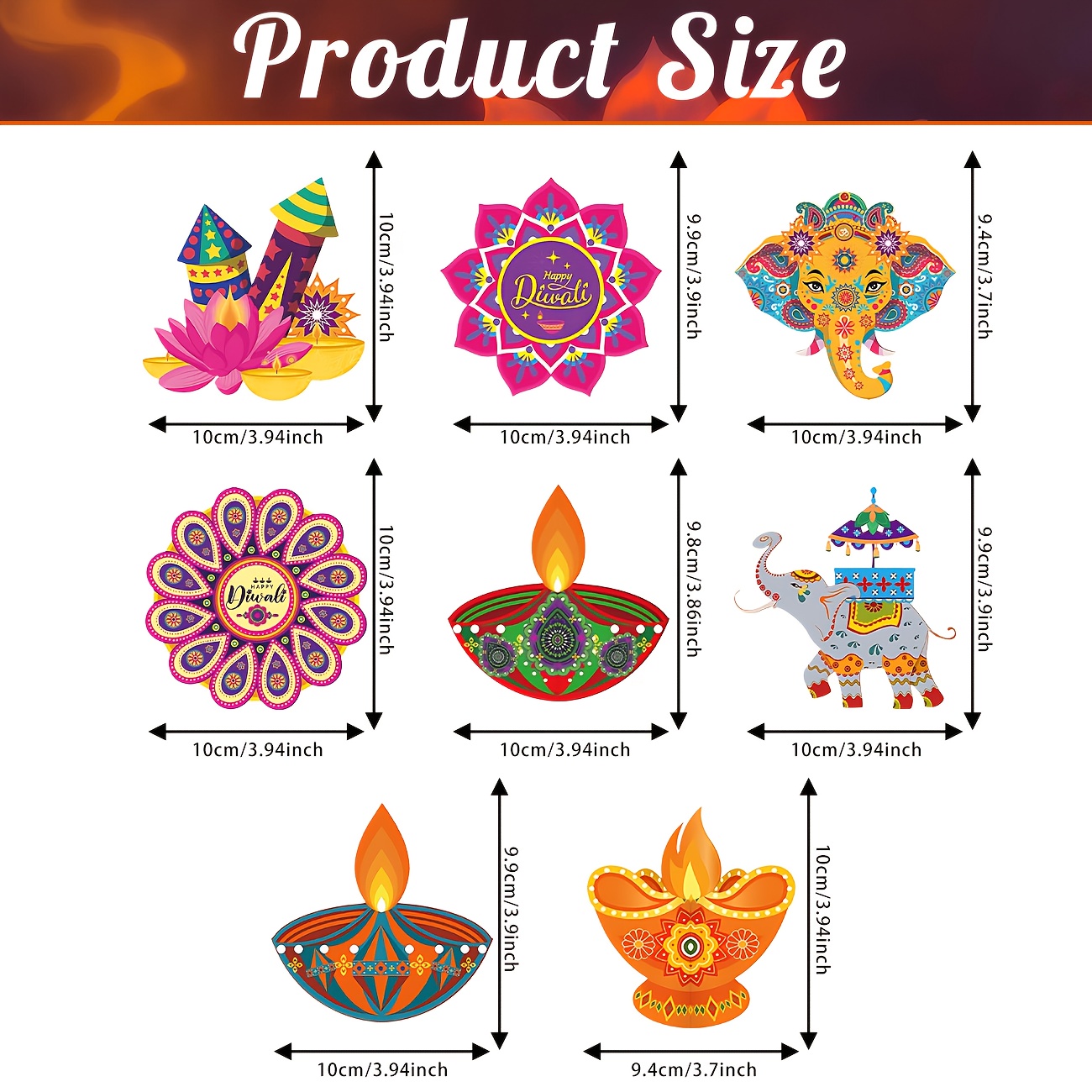 Happy Diwali Hanging Decoratio - Lighting Decoration For Diwali ulasan dan harga