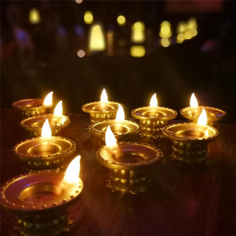 BHBD-Waterproof Flameless Oil  - Lighting Decoration For Diwali ulasan dan harga