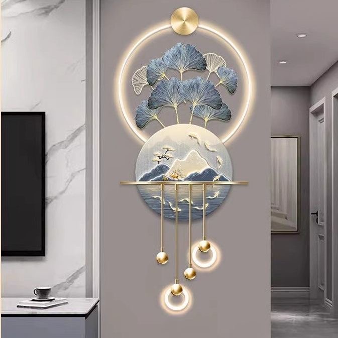 nq- Light Luxury Fortune Tree  - Wall Decor Lighting Tree ulasan dan harga
