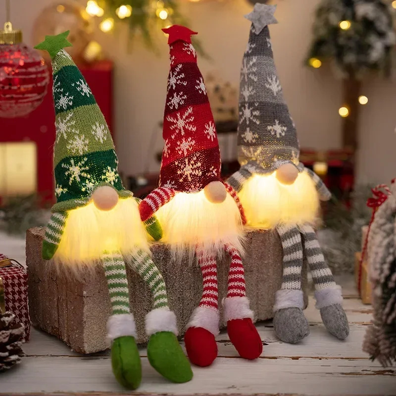 Christmas Faceless Doll Gnome  - Lighting Tree Decor ulasan dan harga