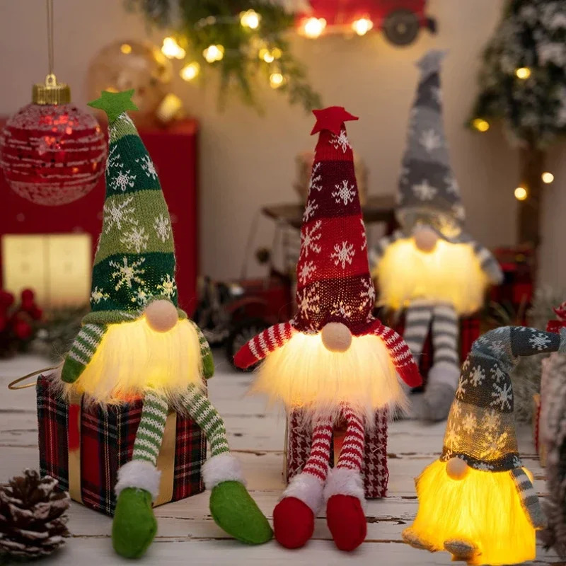 Christmas Faceless Doll Gnome  - Lighting Tree Decor ulasan dan harga