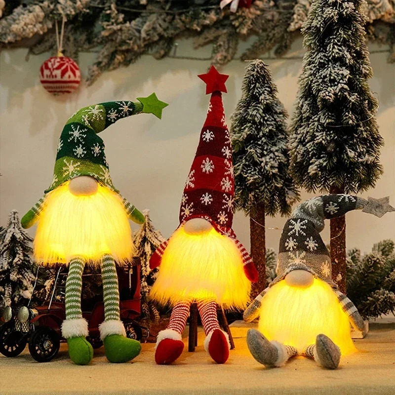 Christmas Faceless Doll Gnome  - Lighting Tree Decor ulasan dan harga