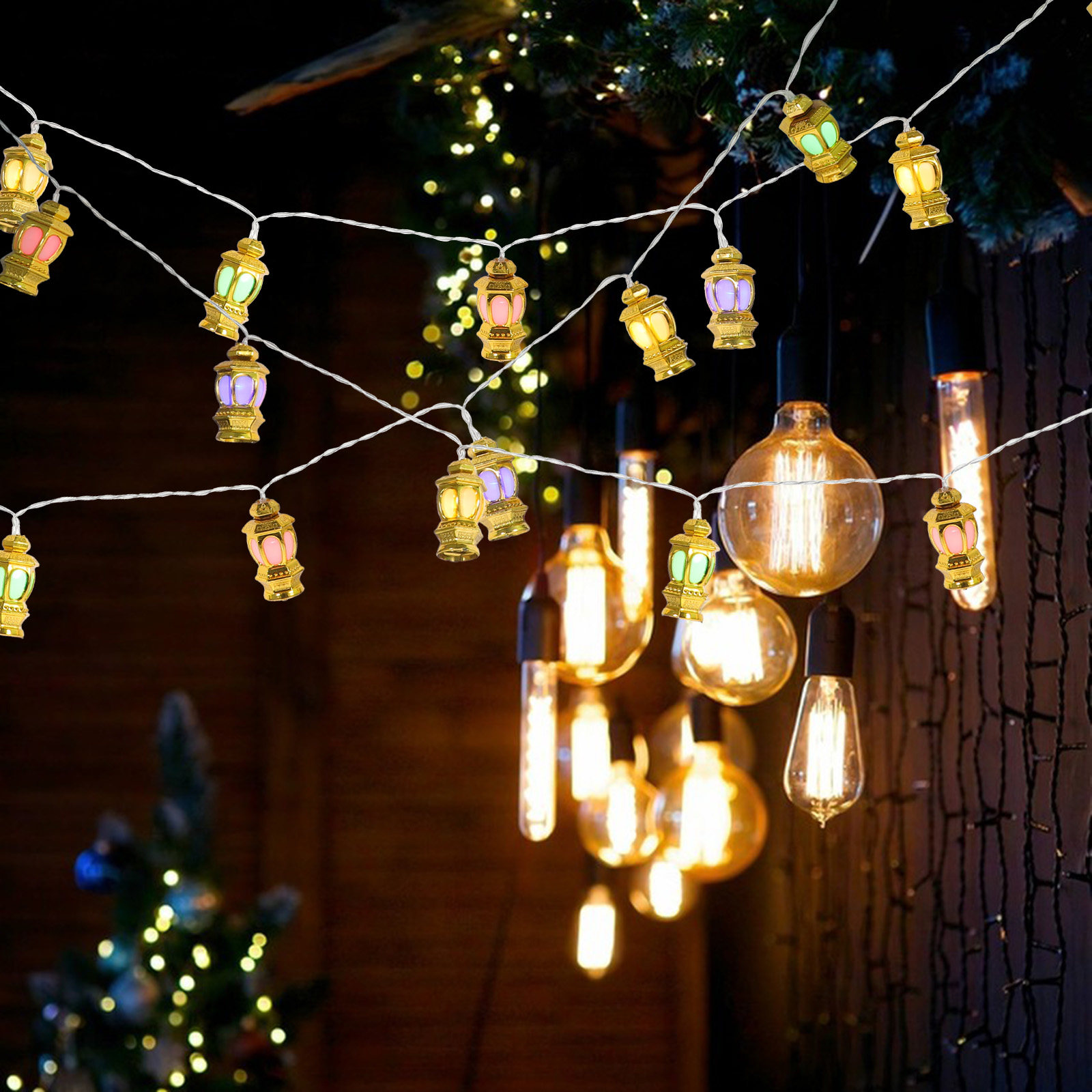 1Pcs LED String Light Elegant  - Outdoor Lighting Decor Ideas ulasan dan harga