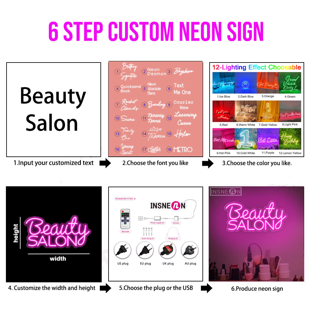 Custom Led Neon Signs LED Ligh - Neon Sign Custom Led ulasan dan harga