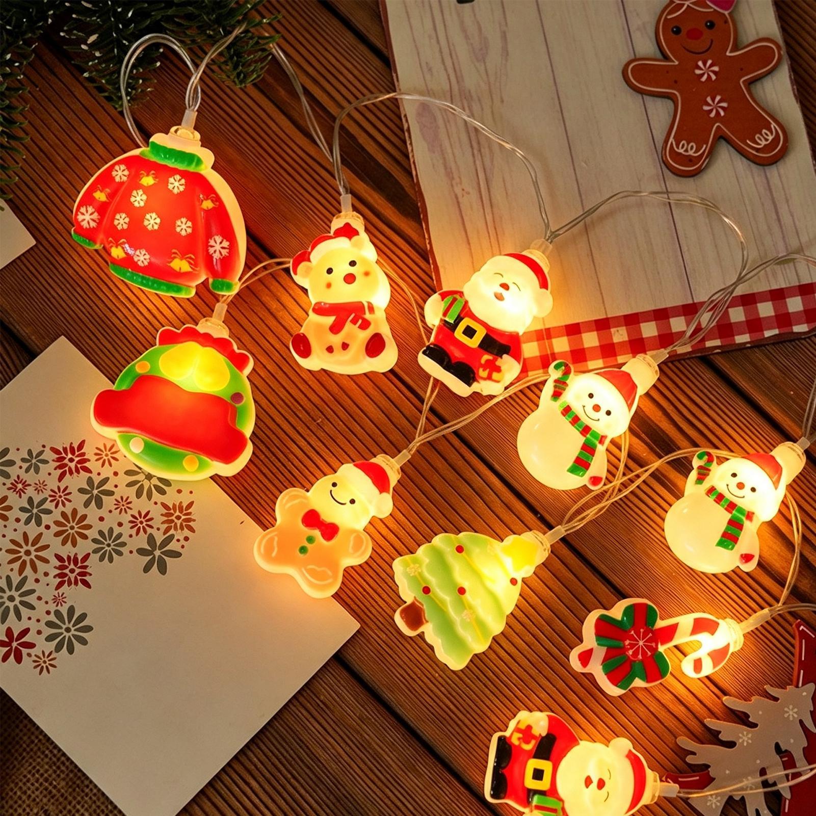 Santa Claus String Light LED S - Lighting Tree Decor ulasan dan harga