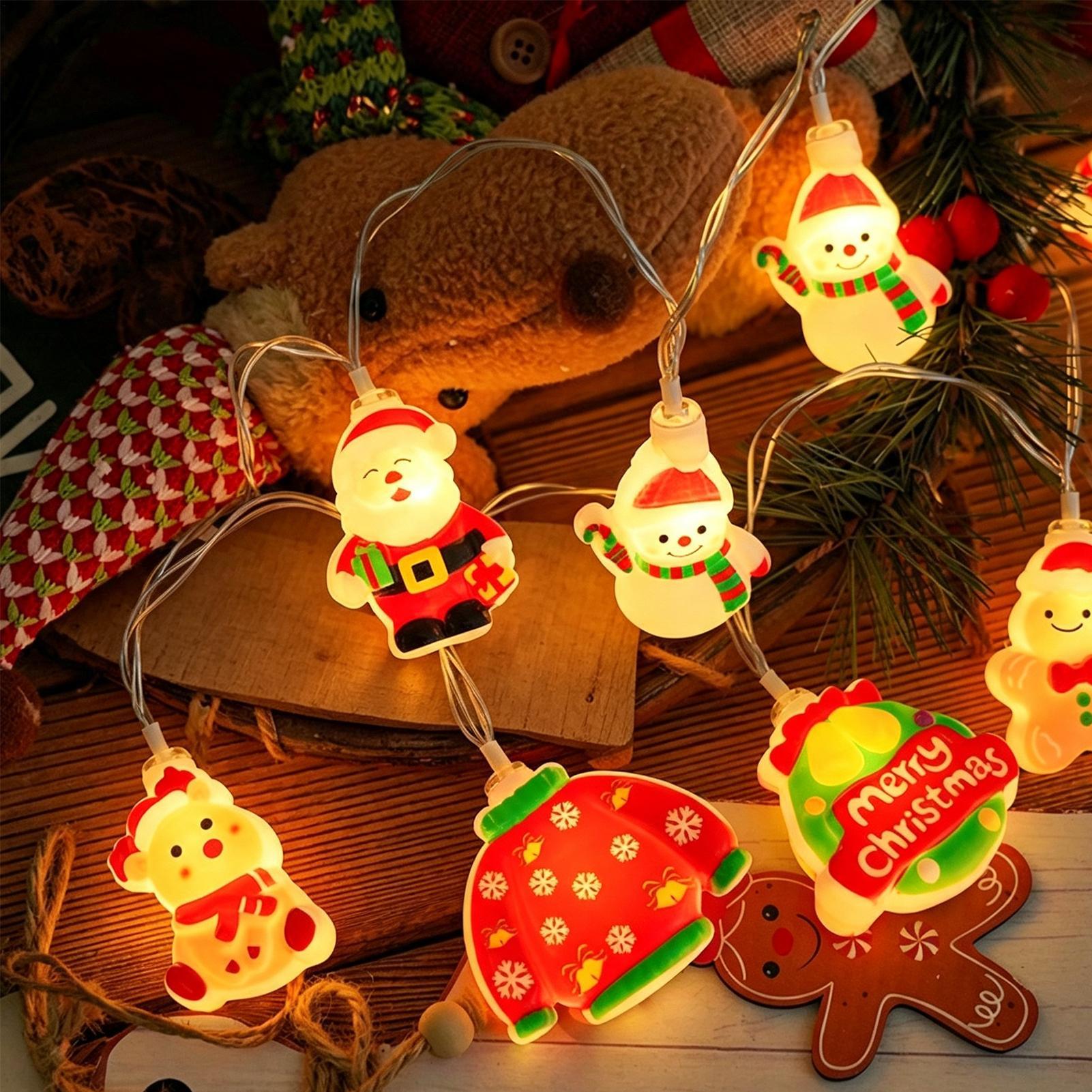 Santa Claus String Light LED S - Lighting Tree Decor ulasan dan harga