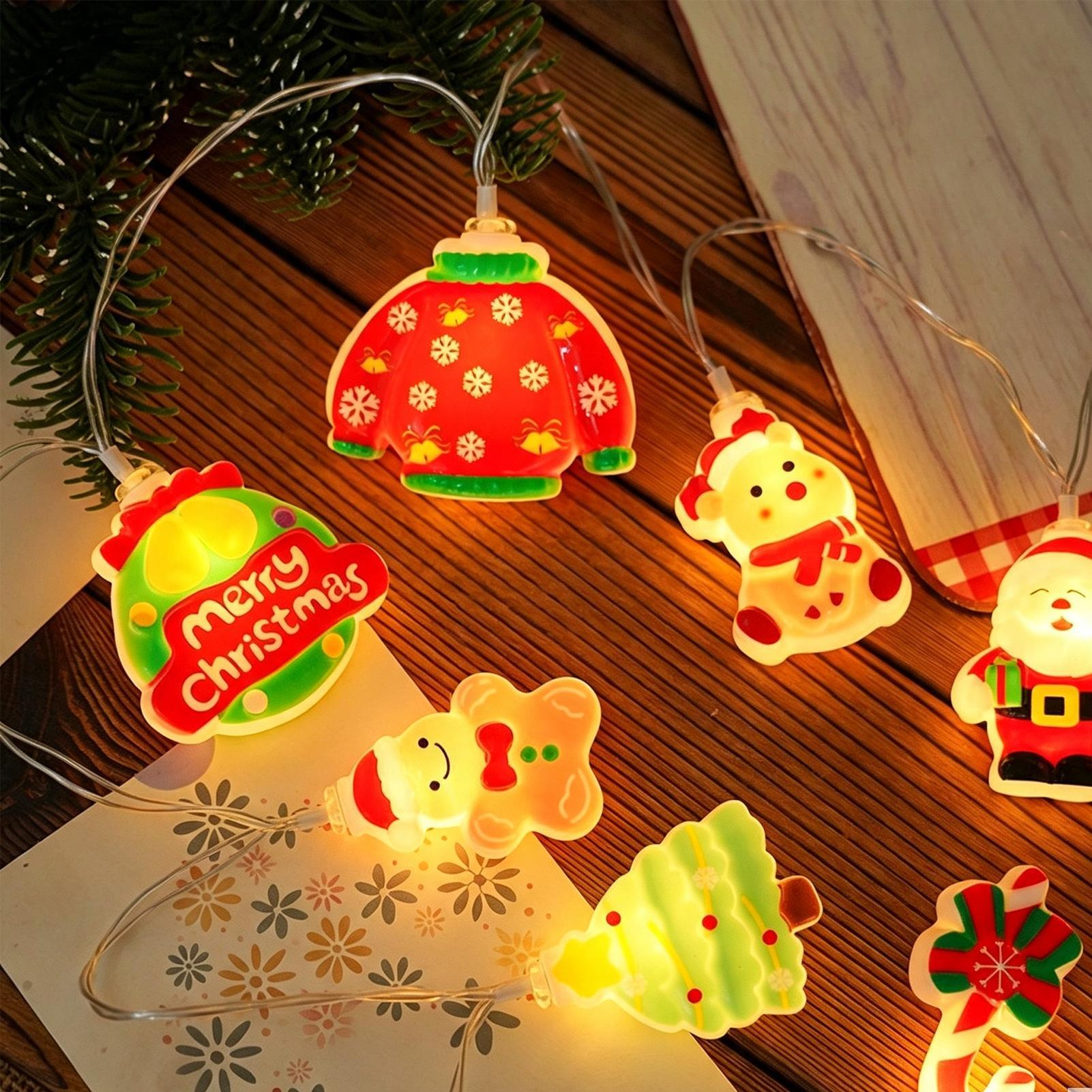Santa Claus String Light LED S - Lighting Tree Decor ulasan dan harga