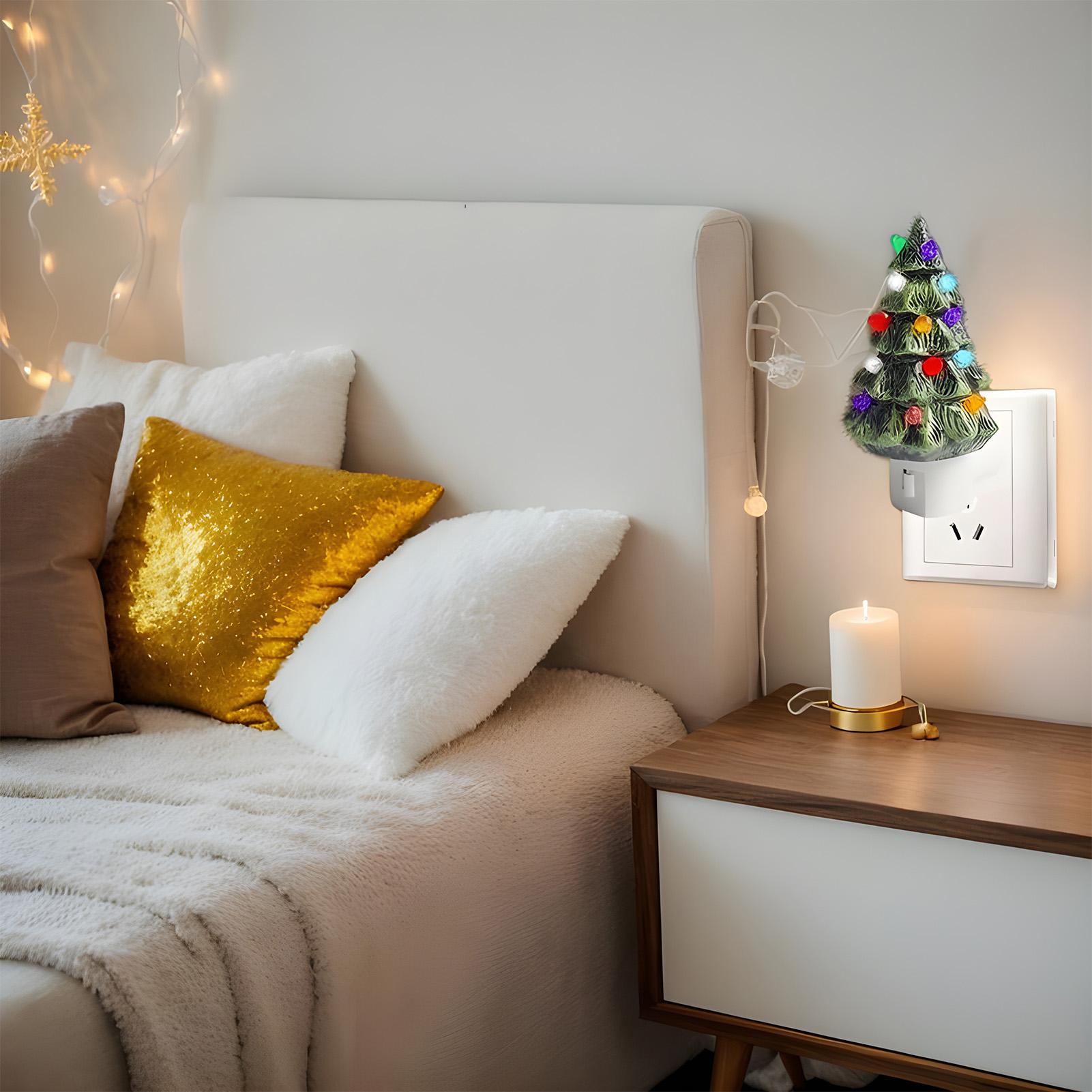 Christmas Tree Nightlight Retr - Wall Decor Lighting Tree ulasan dan harga