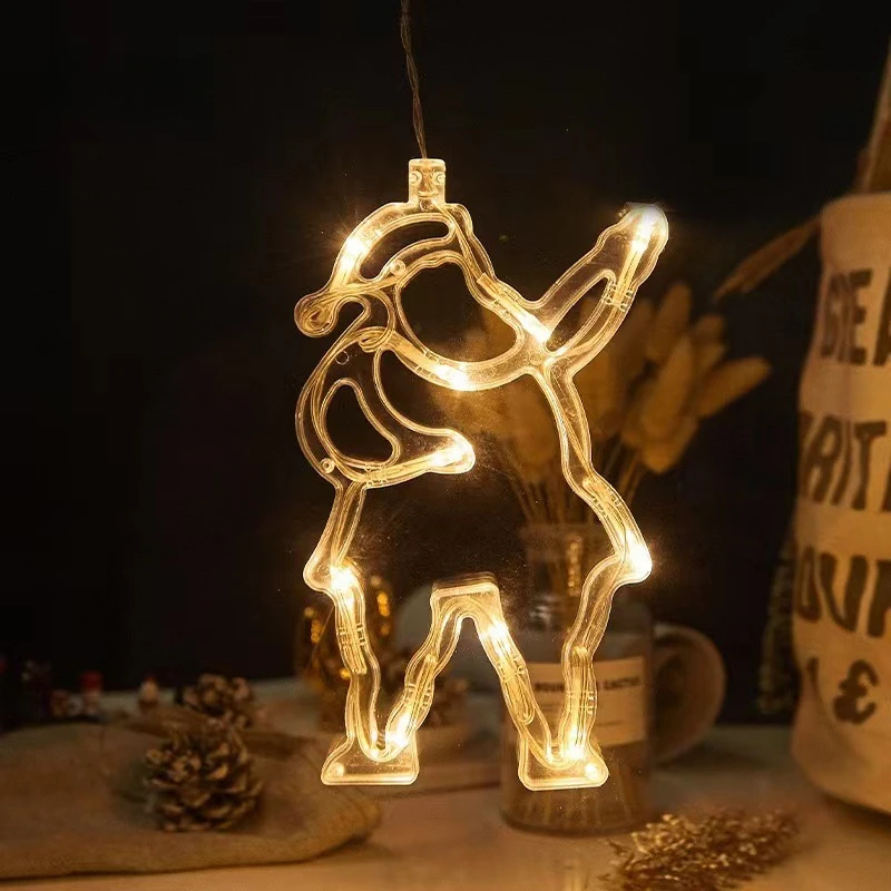1-20PCS LED Christmas Suction  - Wall Decor Lighting Tree ulasan dan harga