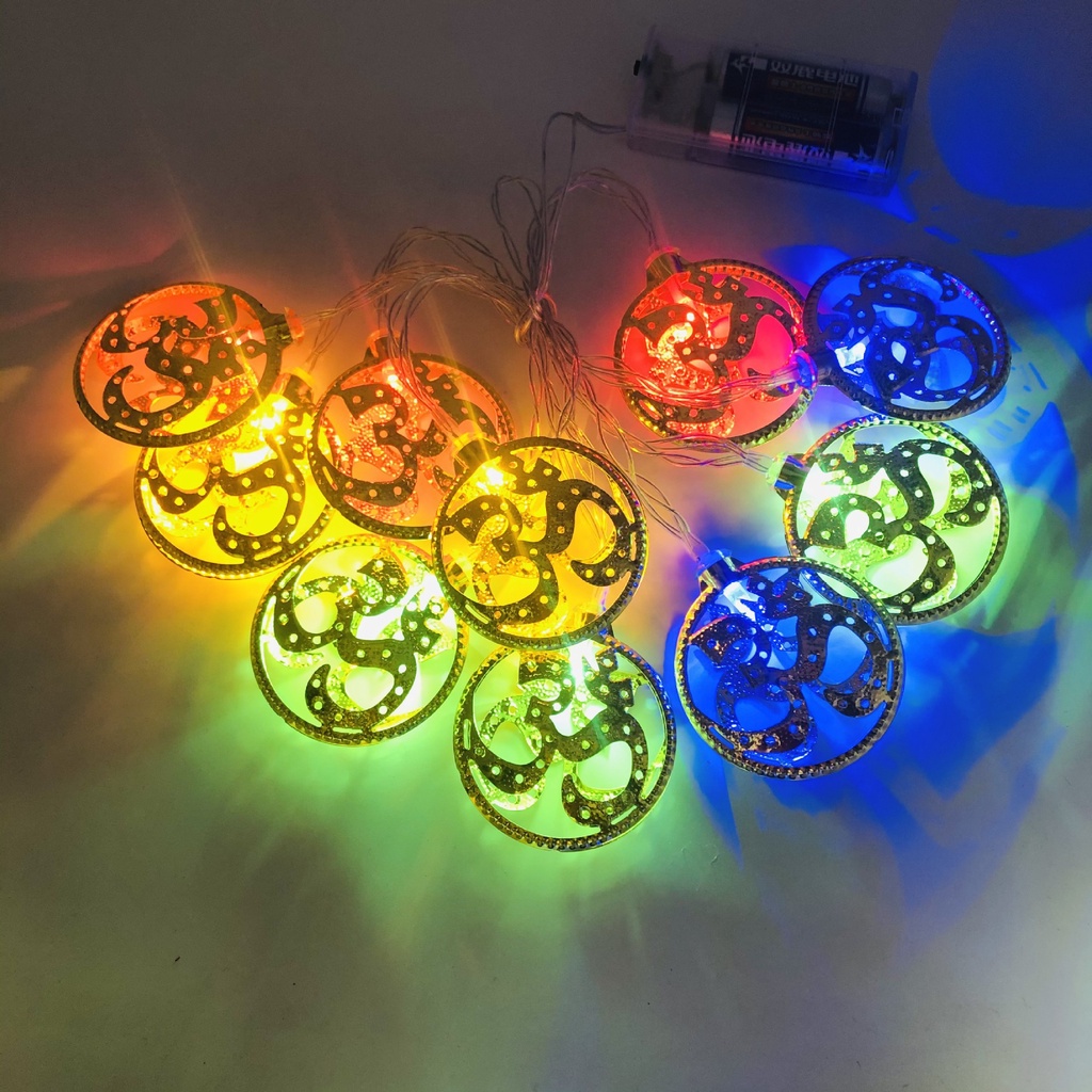 Diwali Light LED AUM OM Swasti - Lighting Decoration For Diwali ulasan dan harga