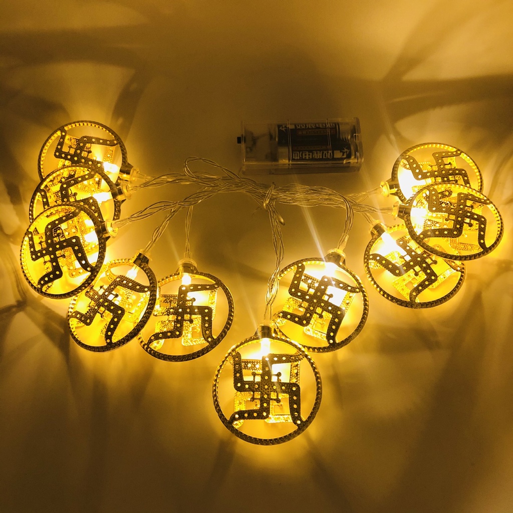 Diwali Light LED AUM OM Swasti - Lighting Decoration For Diwali ulasan dan harga