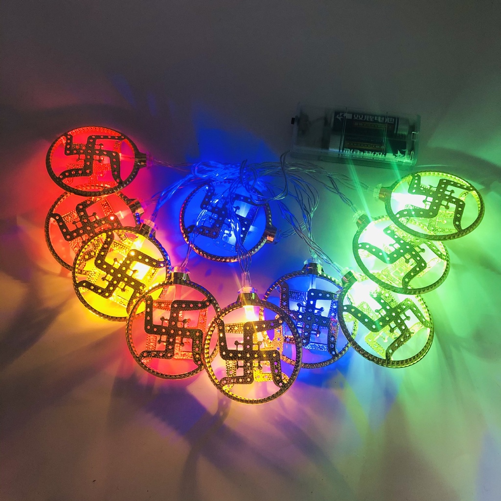 Diwali Light LED AUM OM Swasti - Lighting Decoration For Diwali ulasan dan harga